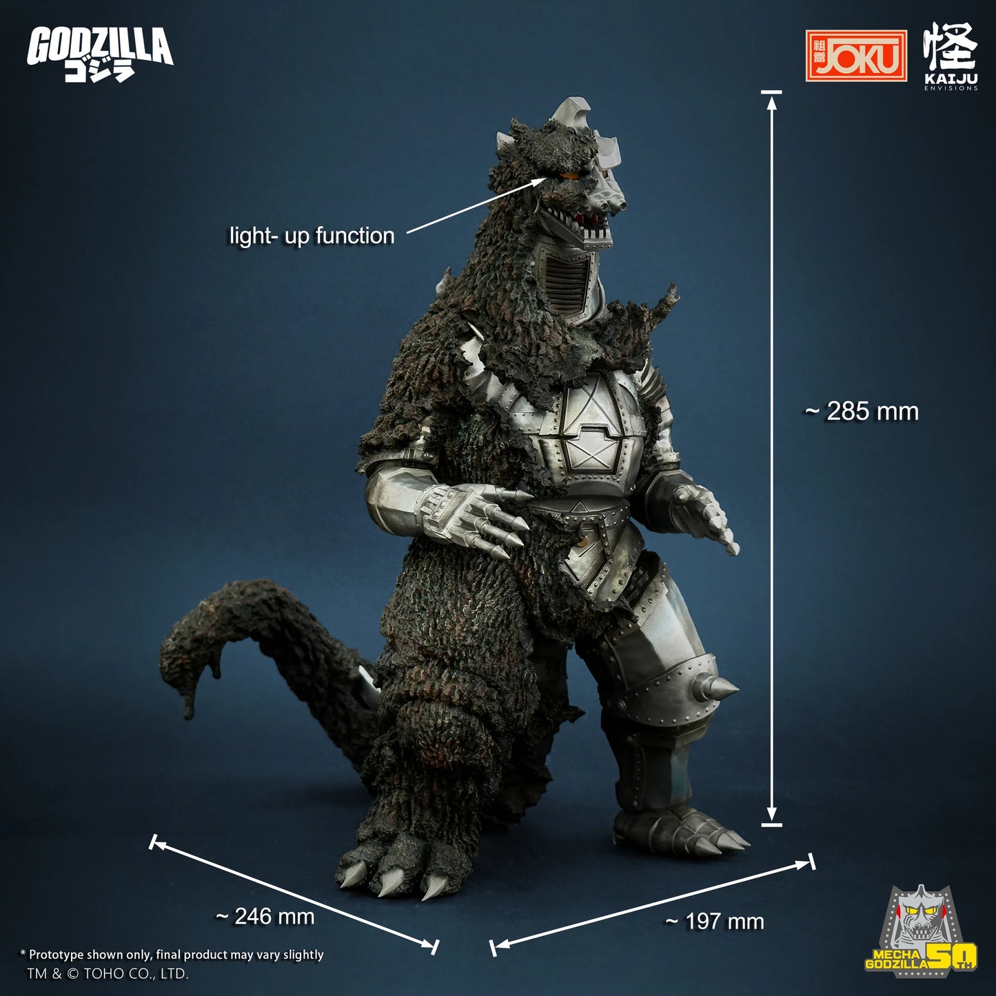 30-04-2025 [PreOrder預訂-數量有限，額滿即止]JOKU KAIJU ENVISIONS - 機械哥斯拉 1974（揭曉版）